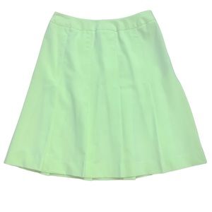 Chadwick’s size 2P pleated yellow lime green skirt